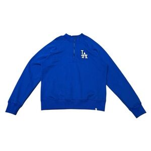 47 Brand Los Angeles Dodgers 1/4 Zip Pullover Sweatshirt Men’s Sz XXL